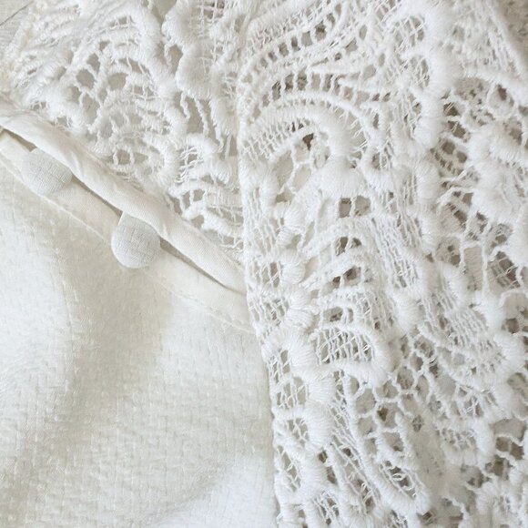 NWOT Sezane Claudia Lace Blouse - Picture 6 of 9